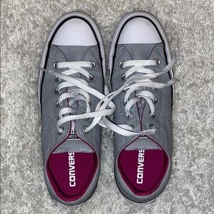 CONVERSE Grey & Red size 8.5